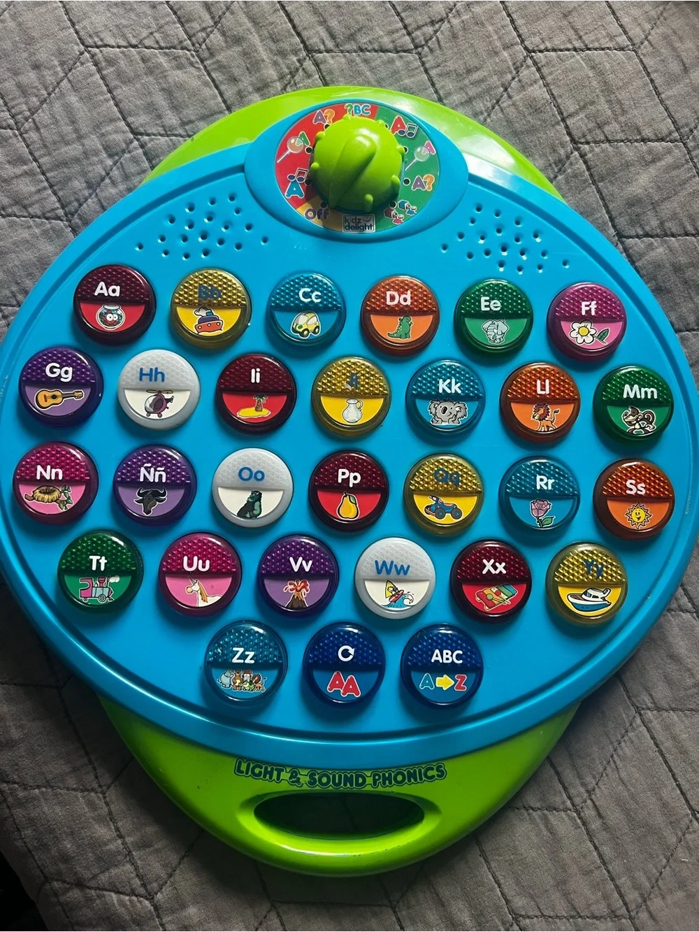 Kidz Delight Light & Sound Phonics Bilingual with 8 games interactive toy